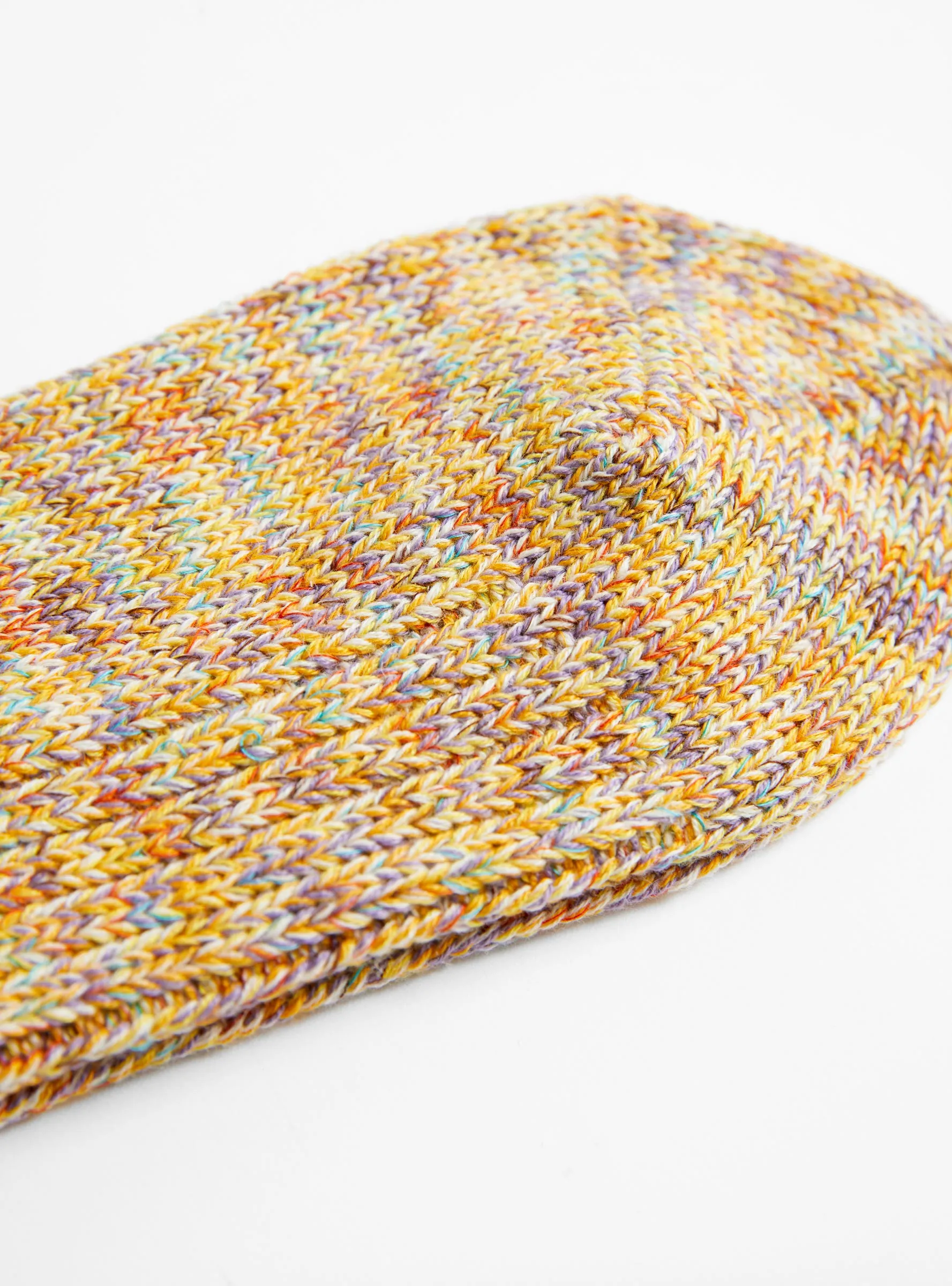 Six Colour Twister Socks Yellow