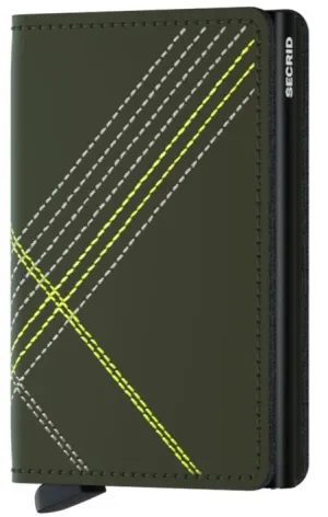 Slimwallet Stitch Linea Lime