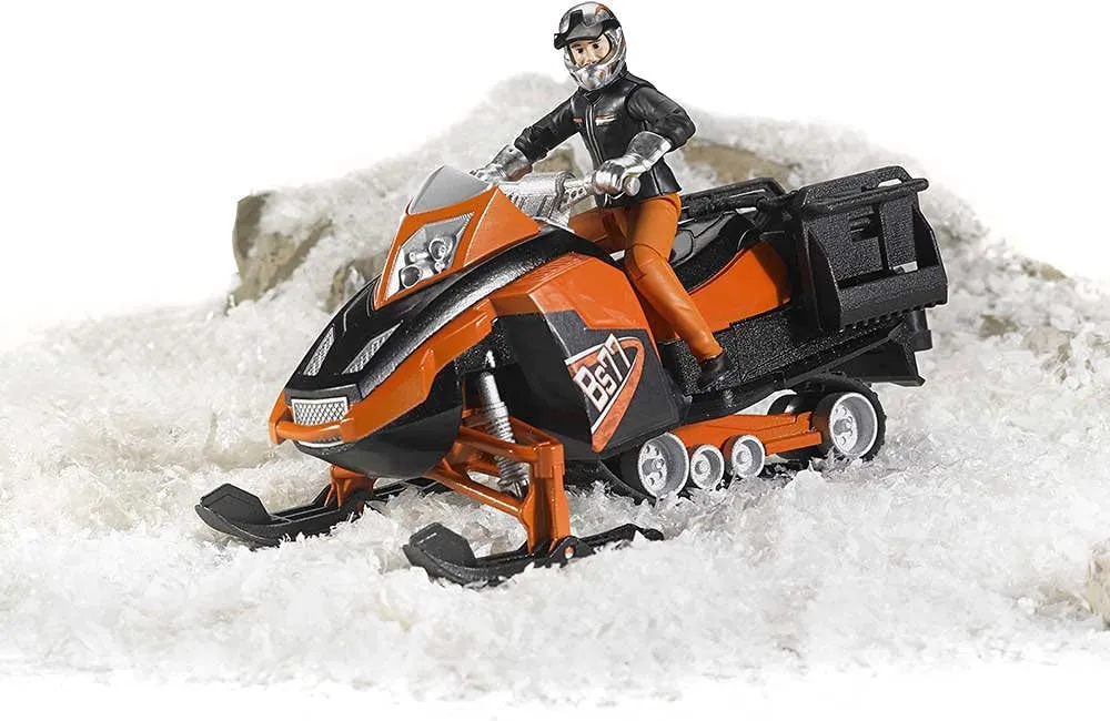 Snowmobile w Driver & Accessories