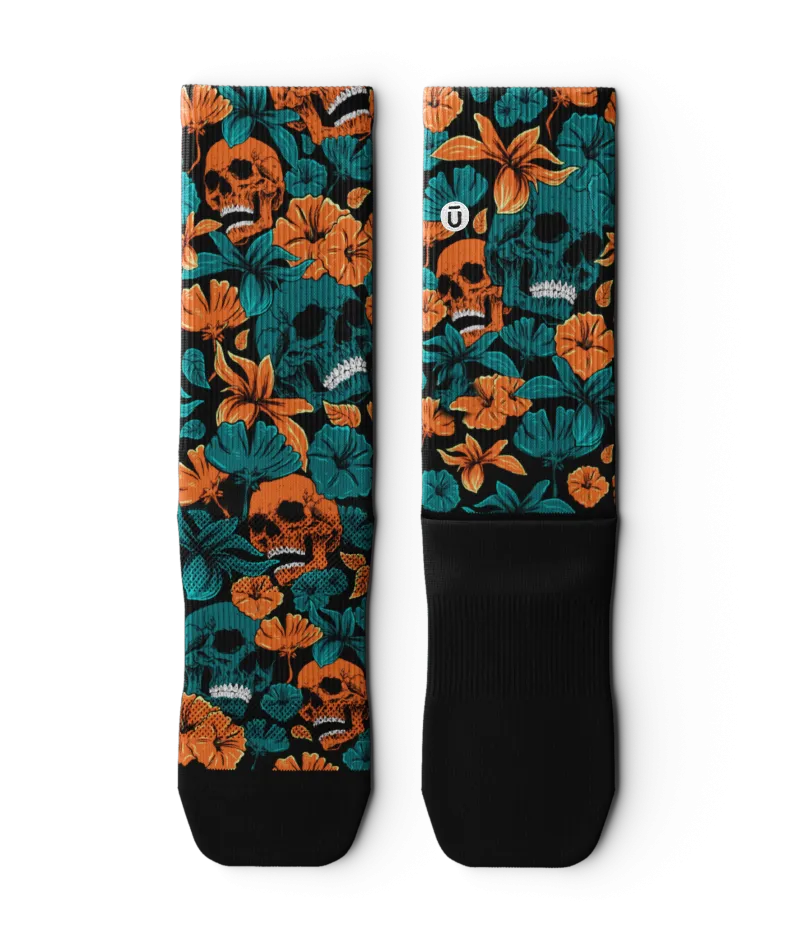 Summer Skeletor Crew Socks