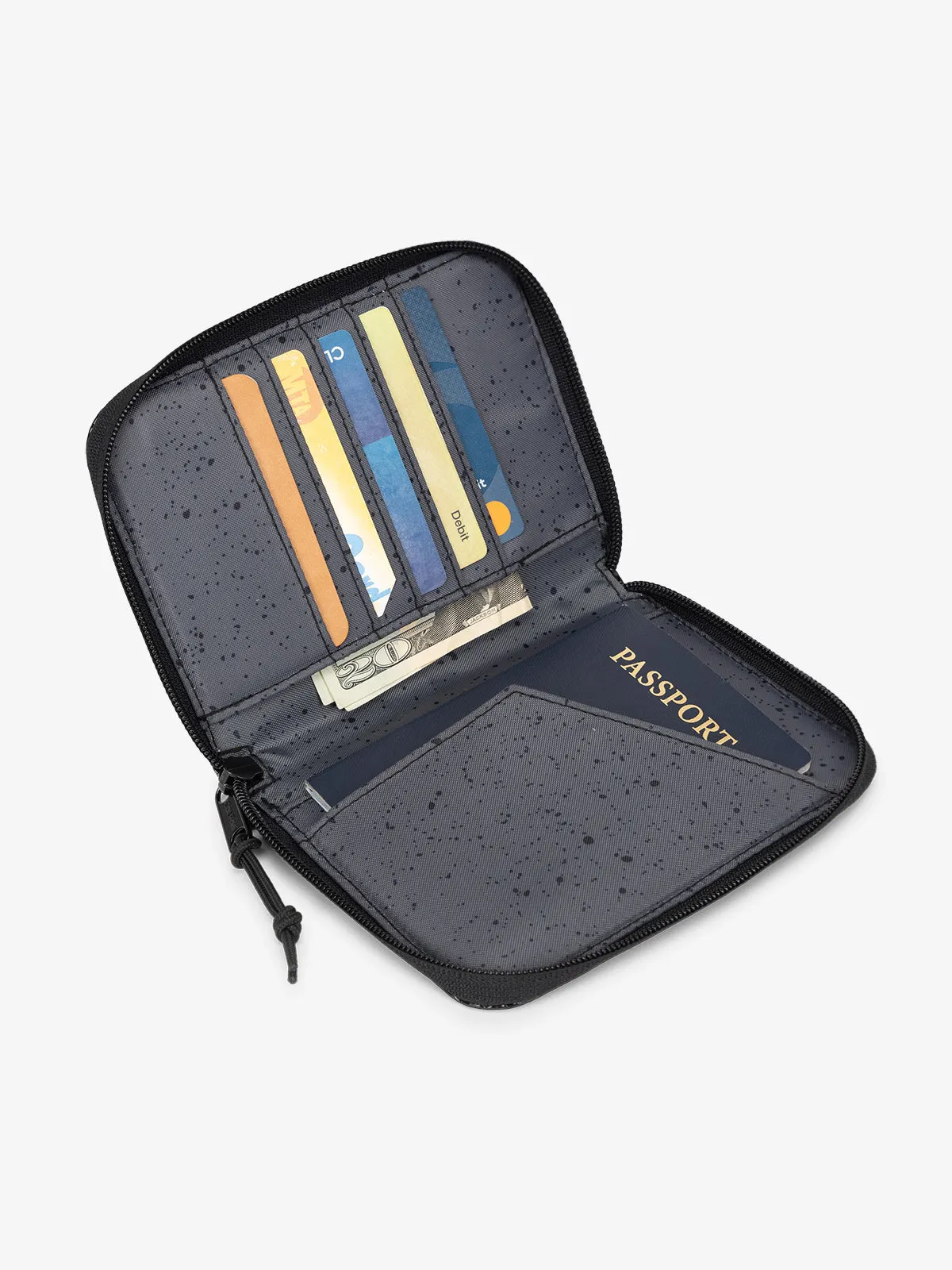 Terra Zippered Passport Wallet
