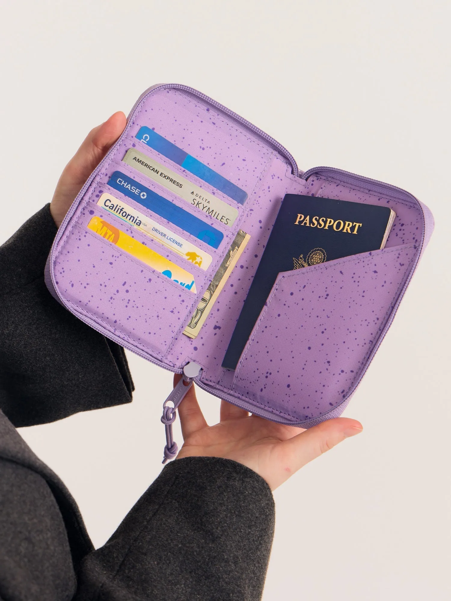 Terra Zippered Passport Wallet