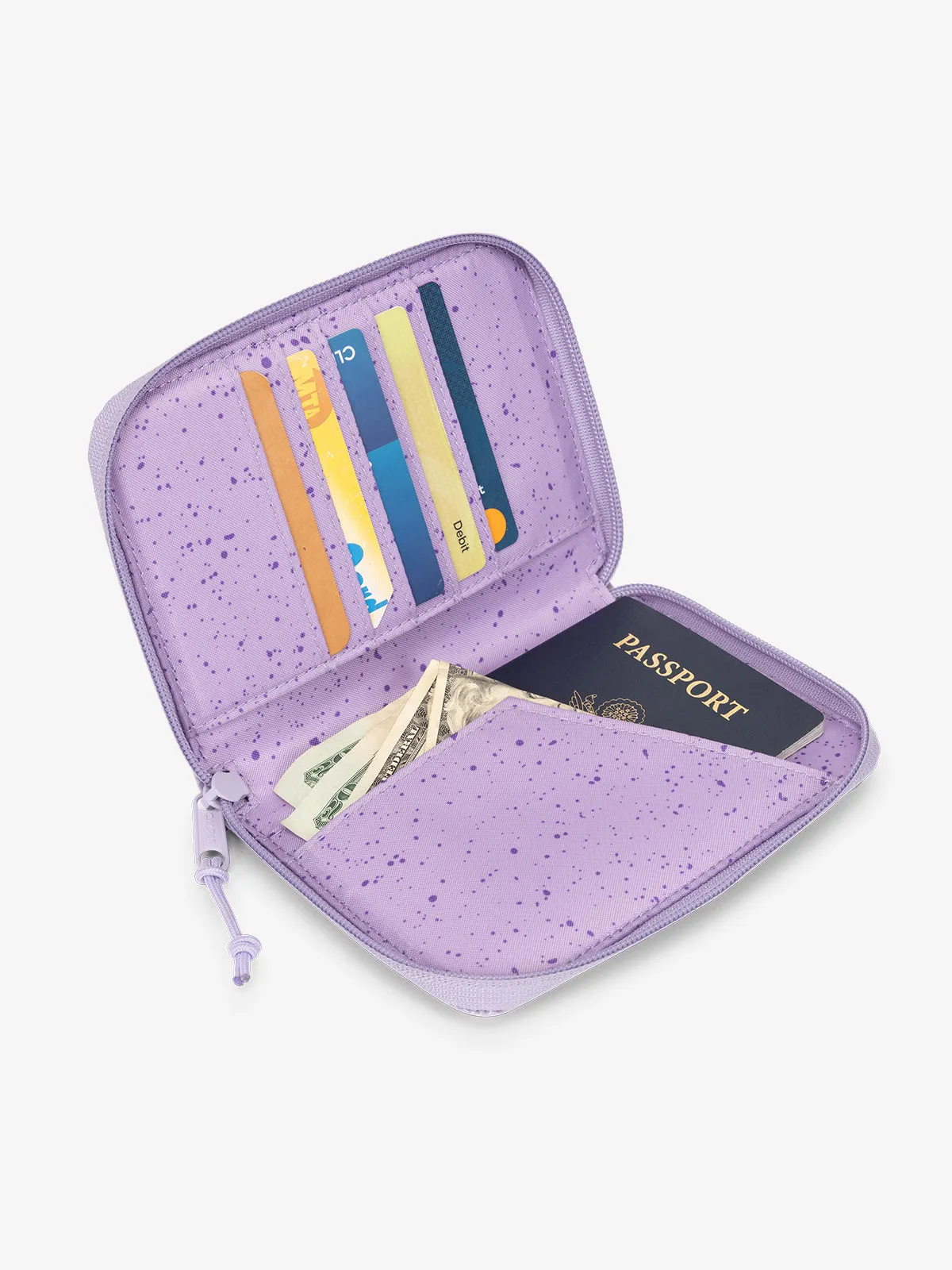 Terra Zippered Passport Wallet