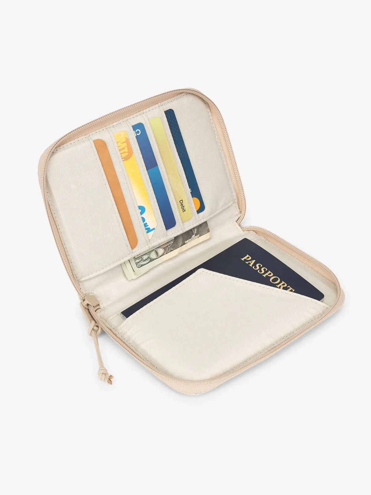 Terra Zippered Passport Wallet