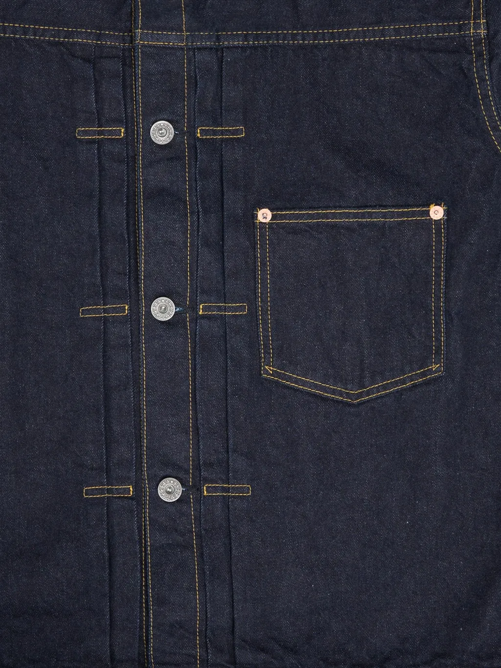 The Flat Head 12oz 40's Denim Jacket
