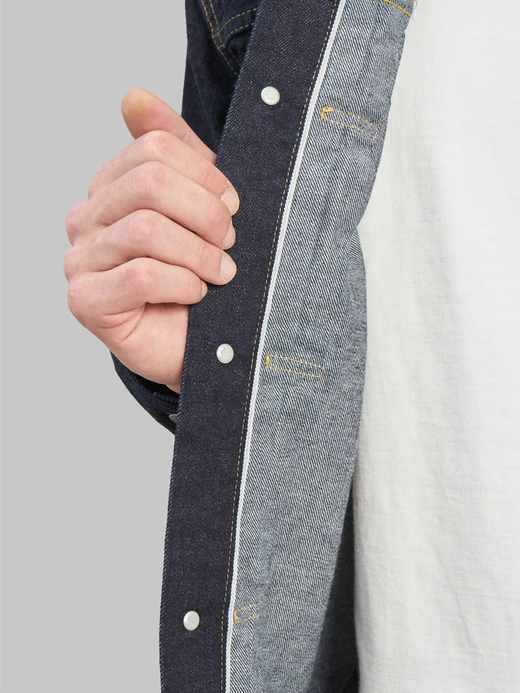 The Flat Head 12oz 40's Denim Jacket