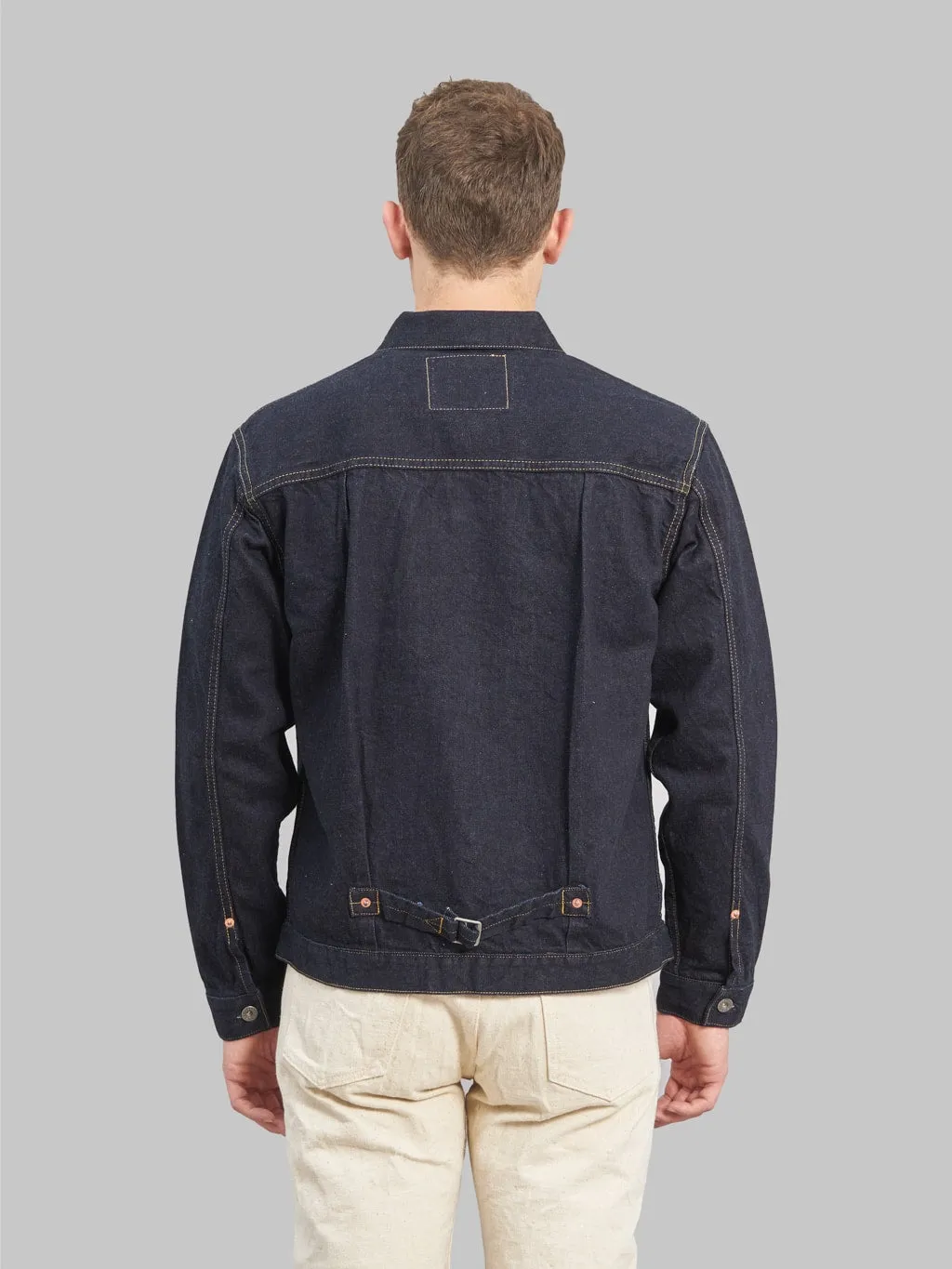 The Flat Head 12oz 40's Denim Jacket