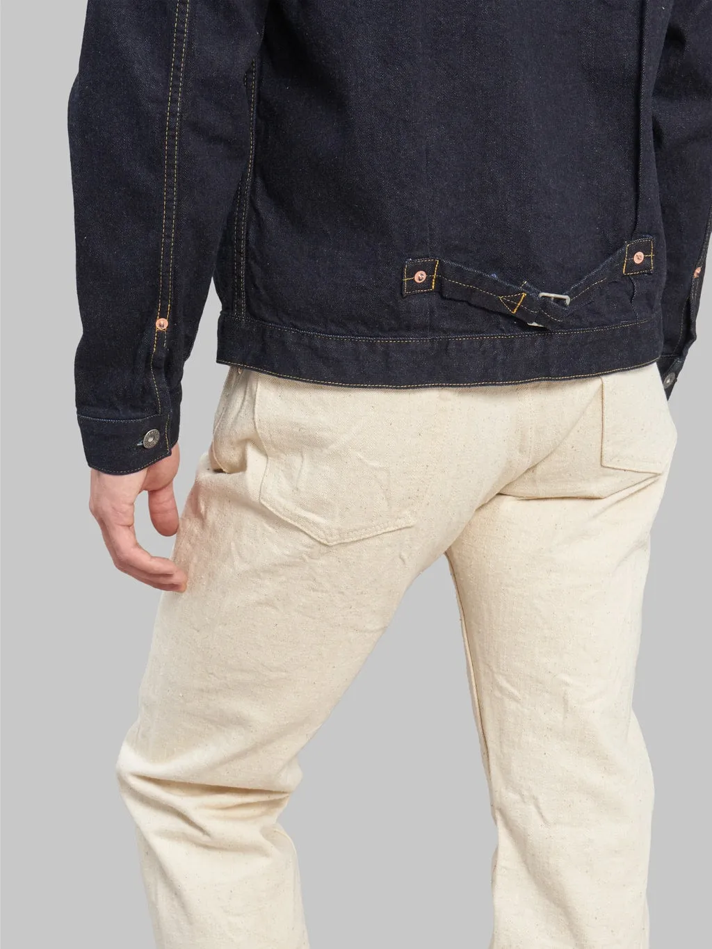 The Flat Head 12oz 40's Denim Jacket