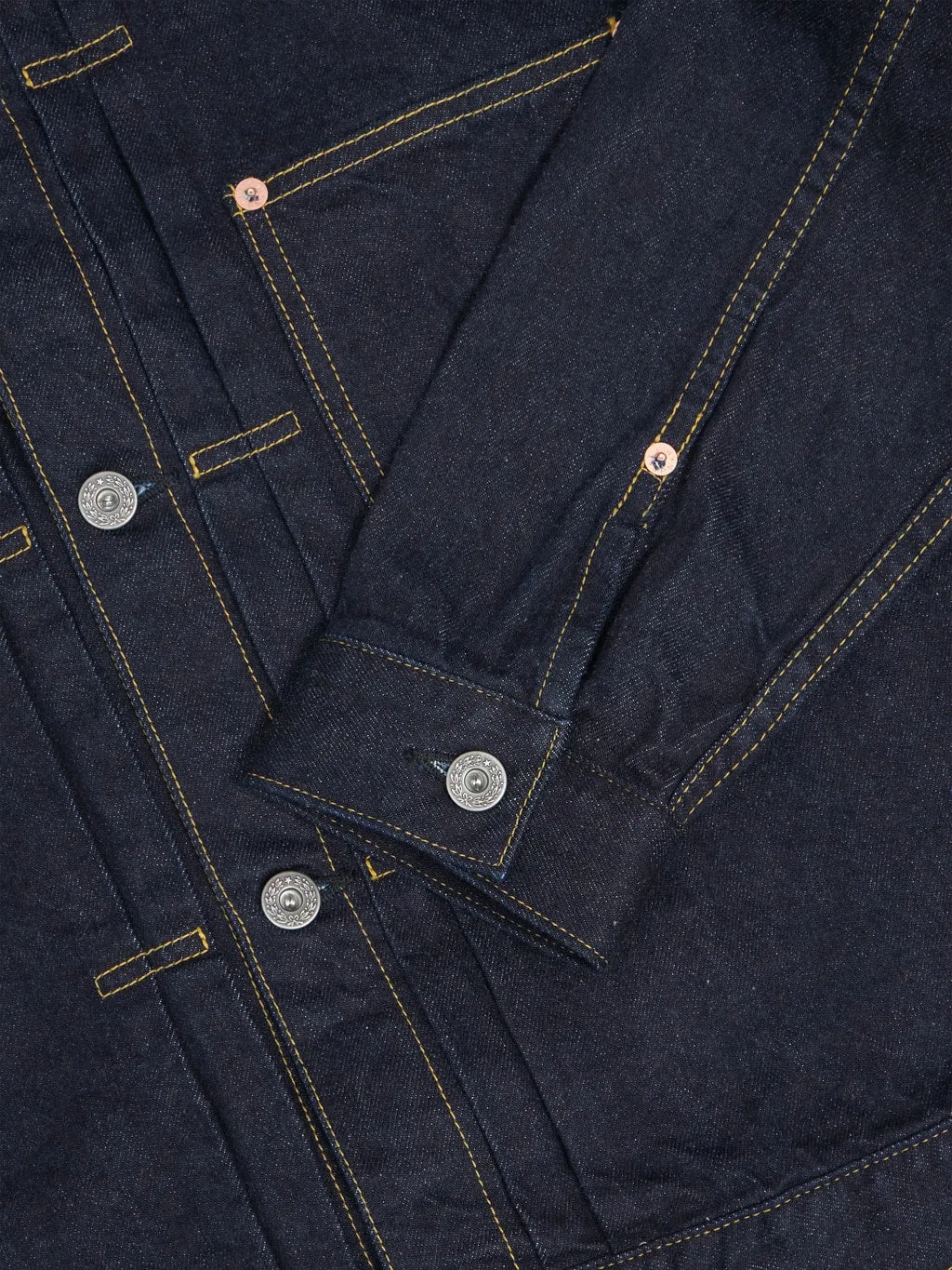 The Flat Head 12oz 40's Denim Jacket