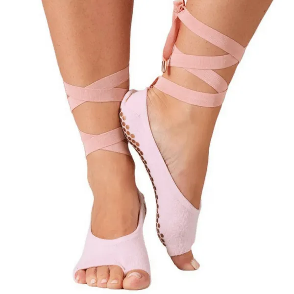 The Toeless Honey Grip Sock (Barre / Pilates)