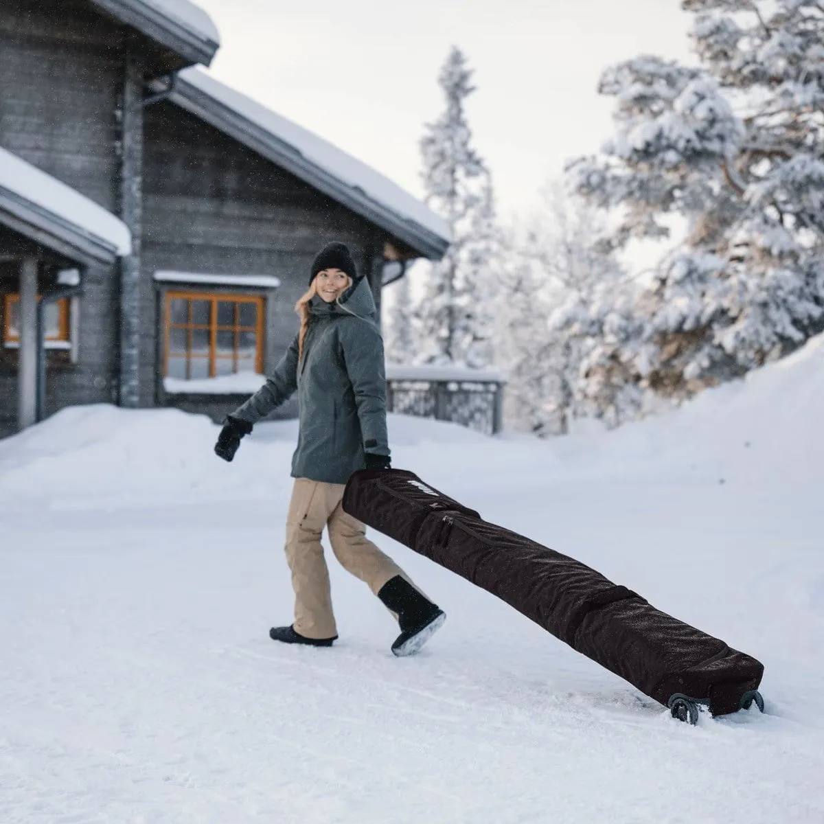 Thule RoundTrip Ski Roller Bag 175cm - Black