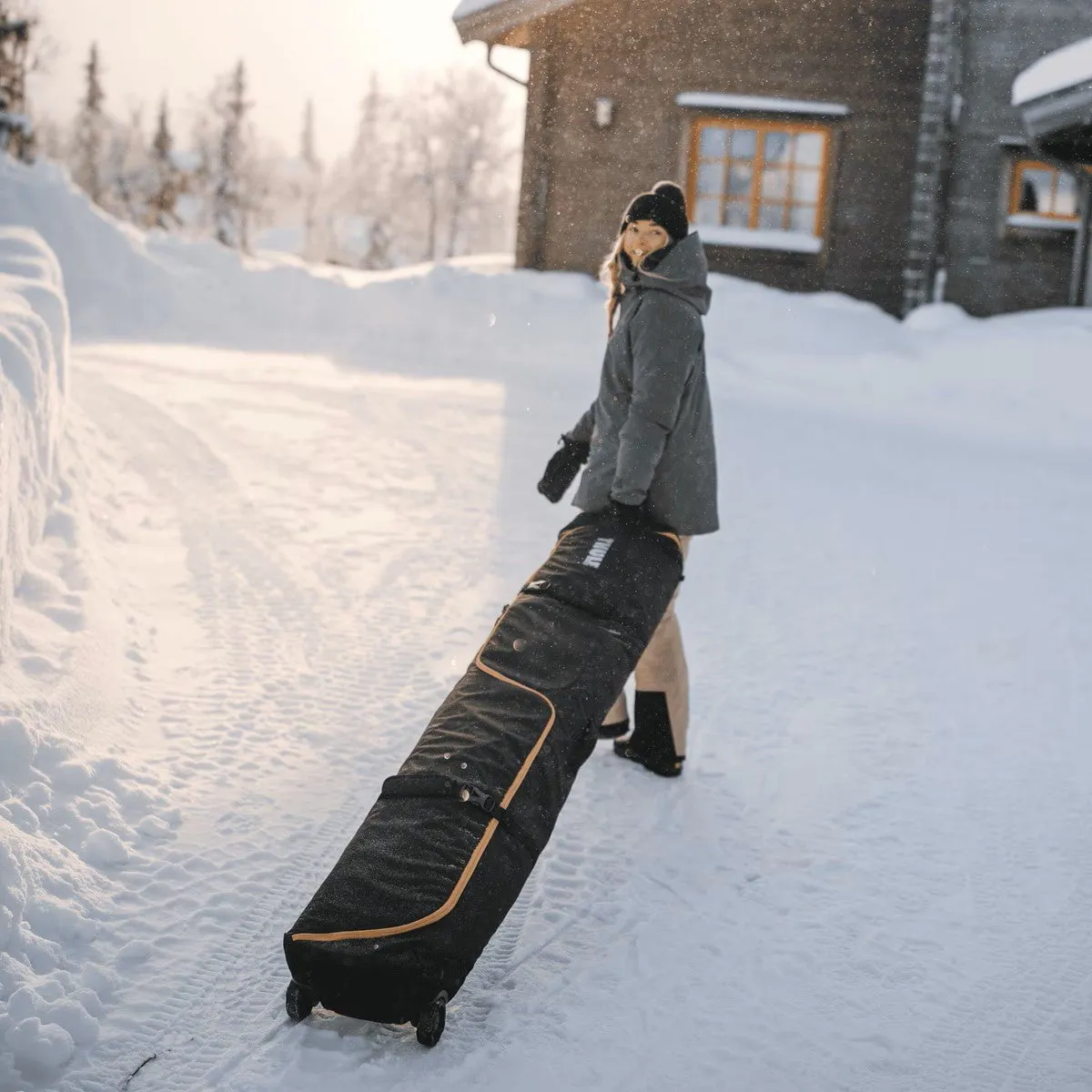 Thule RoundTrip Ski Roller Bag 192cm - Hazy Green