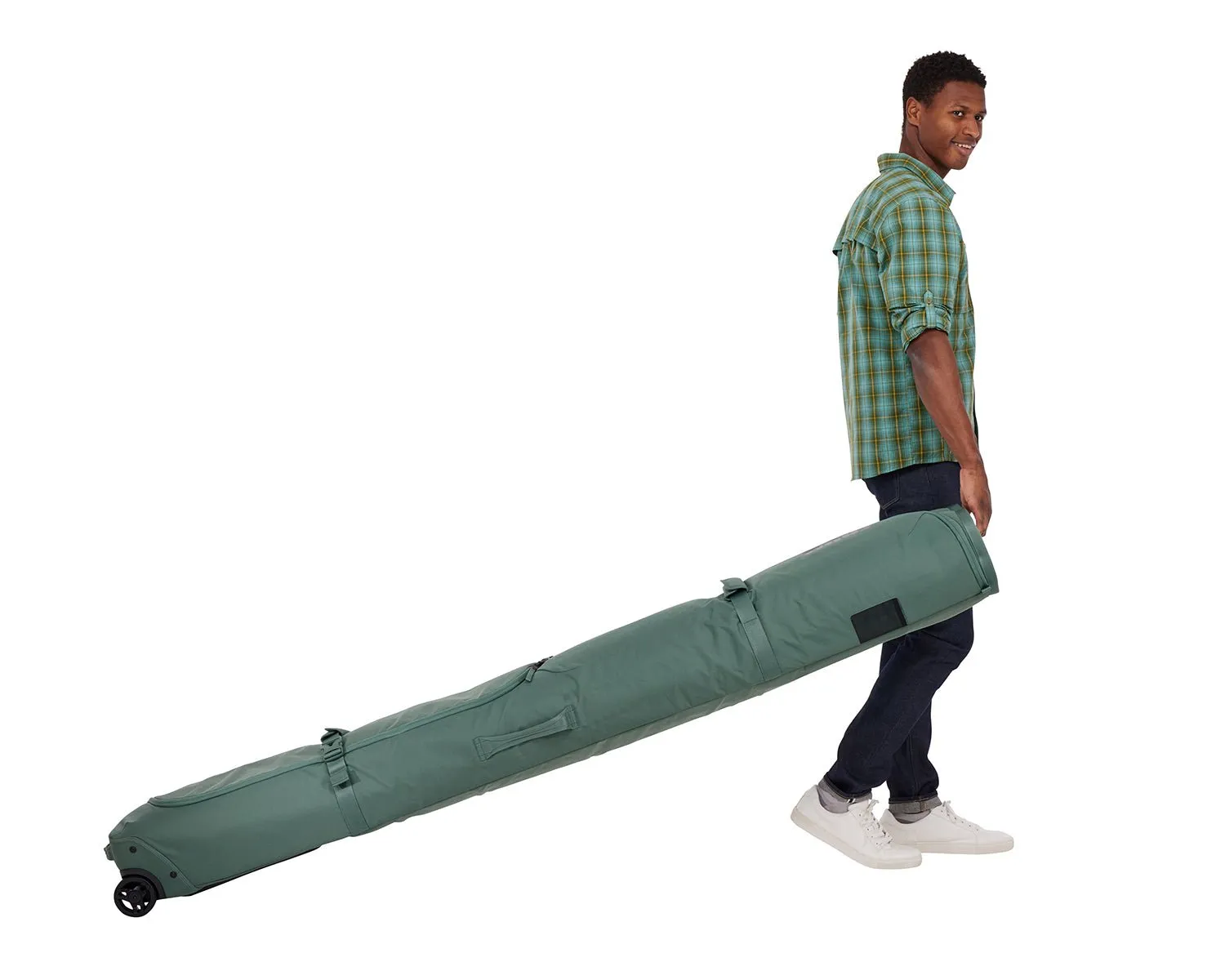 Thule RoundTrip Ski Roller Bag 192cm - Hazy Green