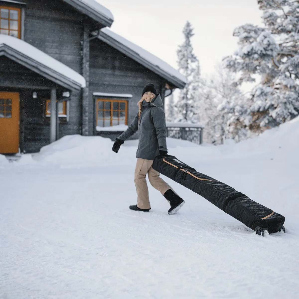 Thule RoundTrip Ski Roller Bag 192cm - Hazy Green