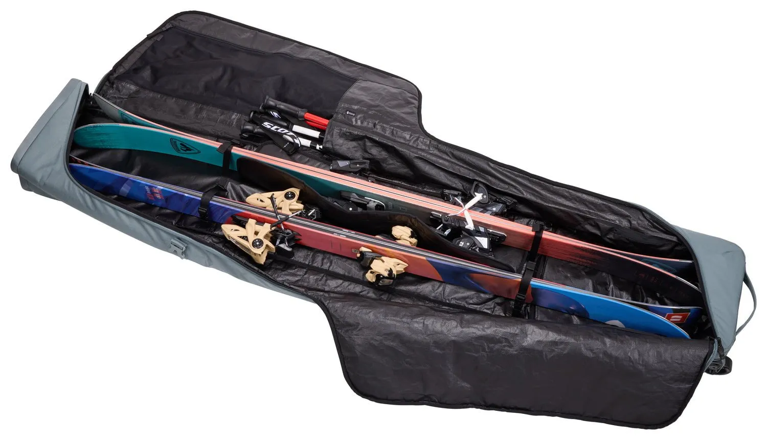 Thule RoundTrip Ski Roller Bag 192cm - Mid Blue