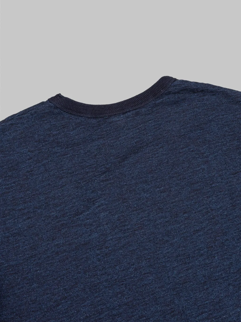UES No.7 Yarn-Dyed Indigo T-Shirt