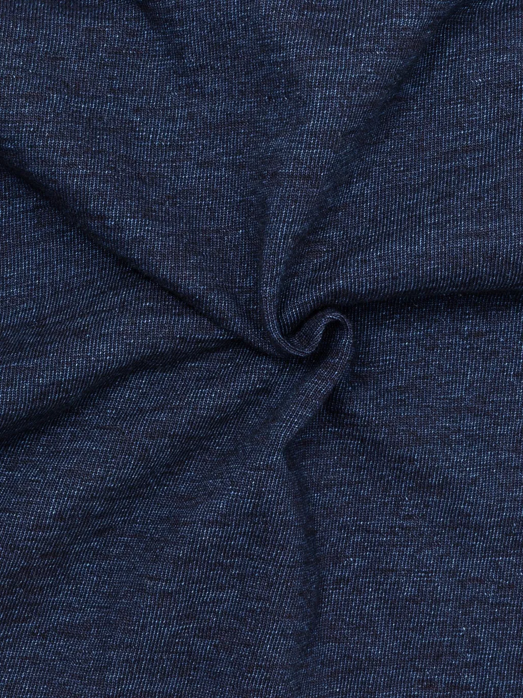 UES No.7 Yarn-Dyed Indigo T-Shirt