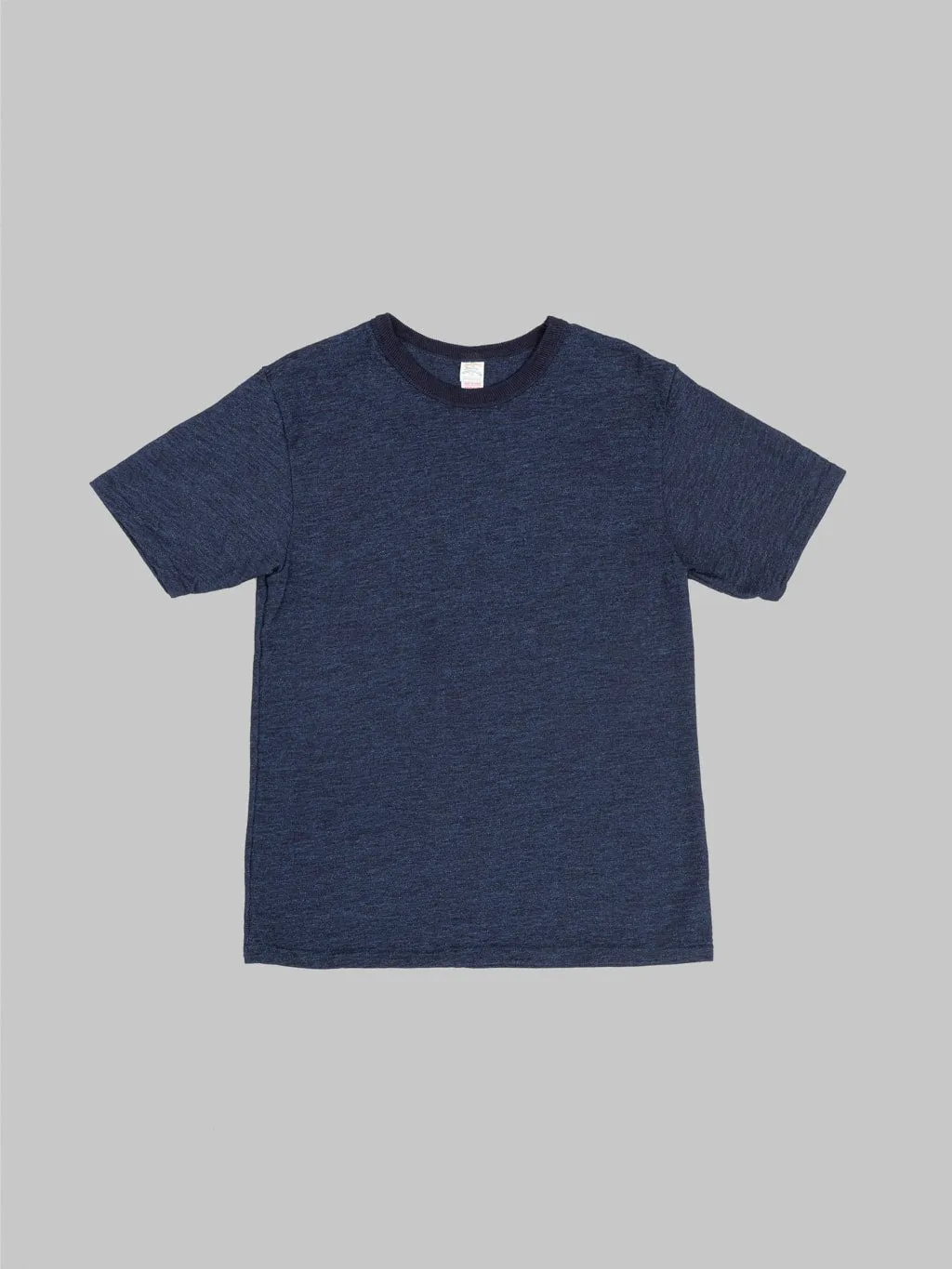 UES No.7 Yarn-Dyed Indigo T-Shirt