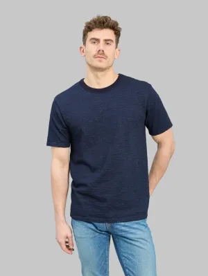 UES No.7 Yarn-Dyed Indigo T-Shirt