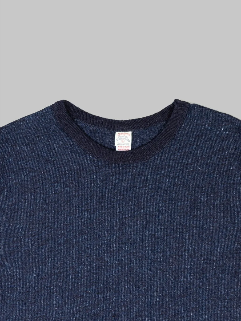 UES No.7 Yarn-Dyed Indigo T-Shirt