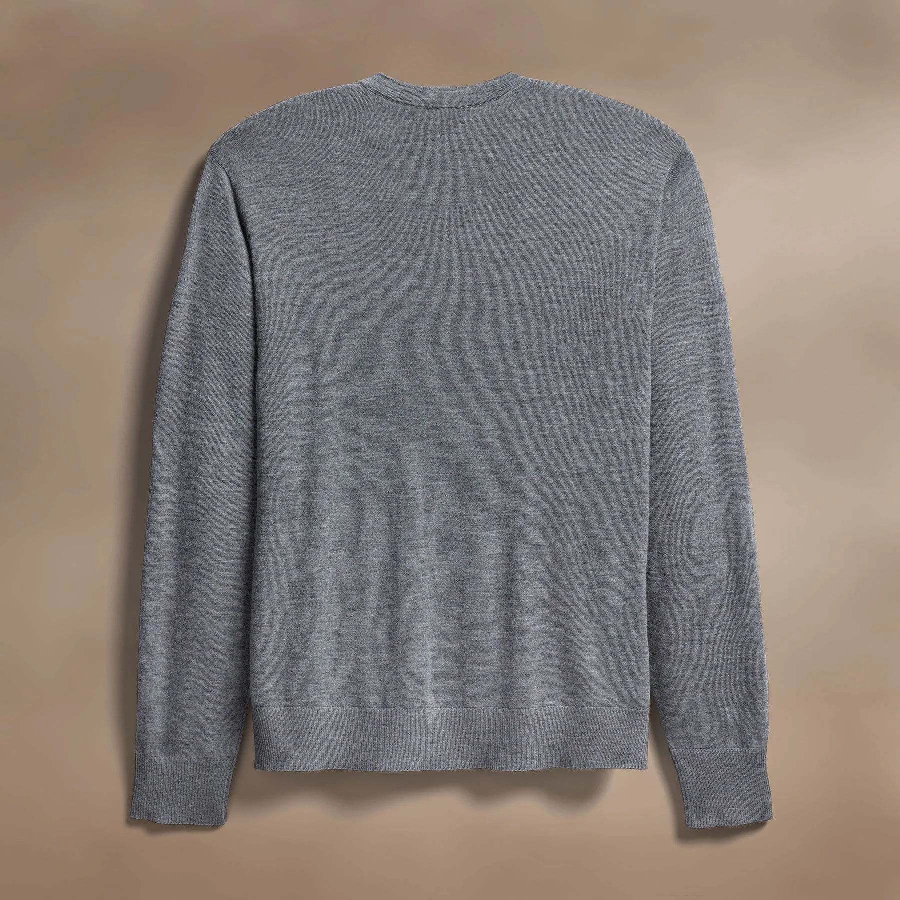 Ultrafine Cashmere V Neck Sweater - Flannel