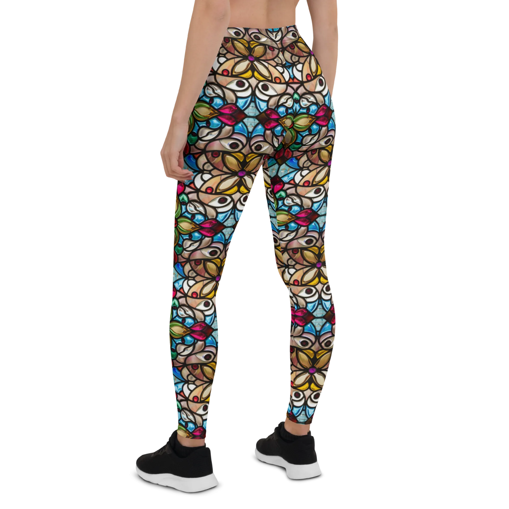 Vintage Stained Glass Leggings