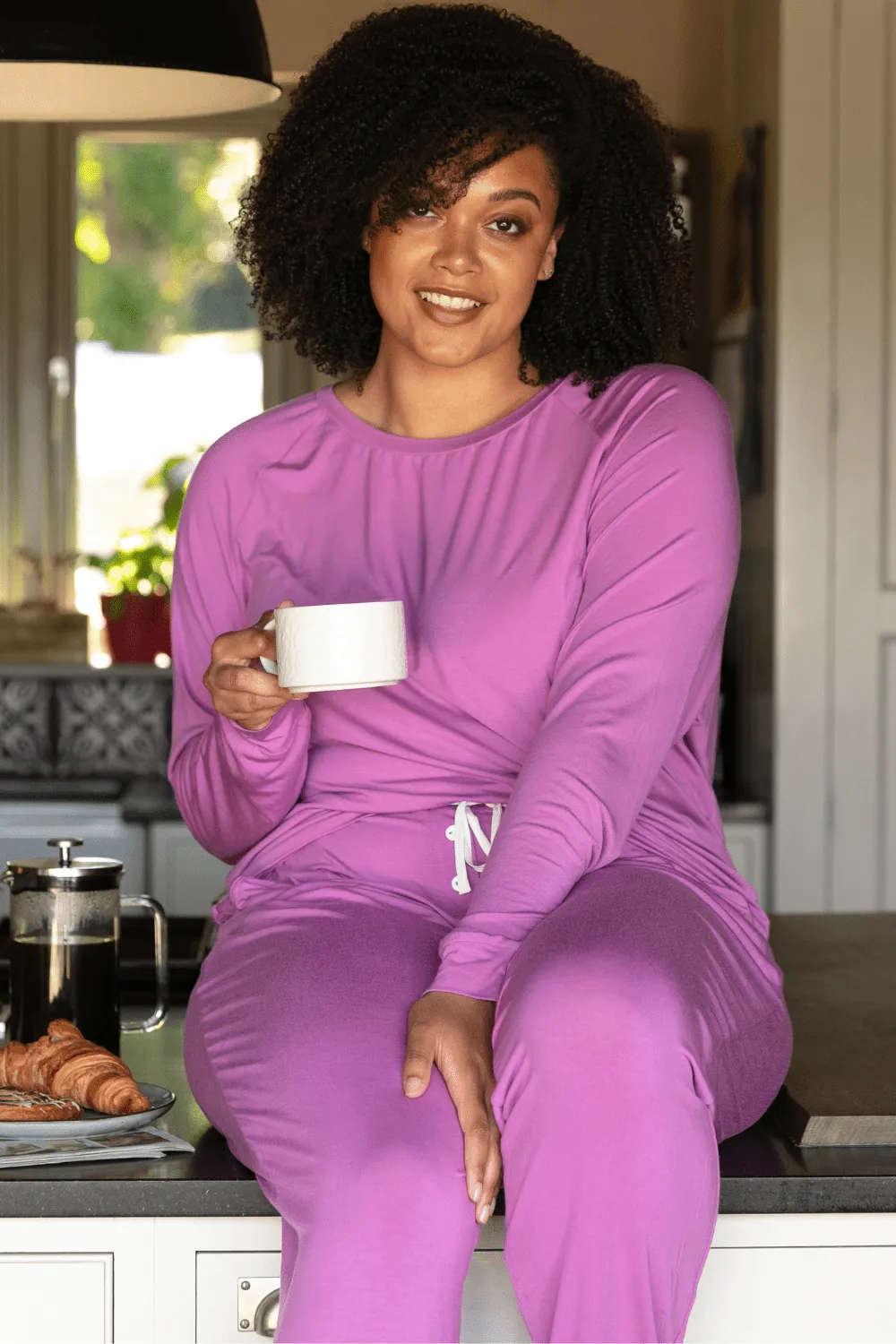 Viola Pink Jersey Pyjama Pants