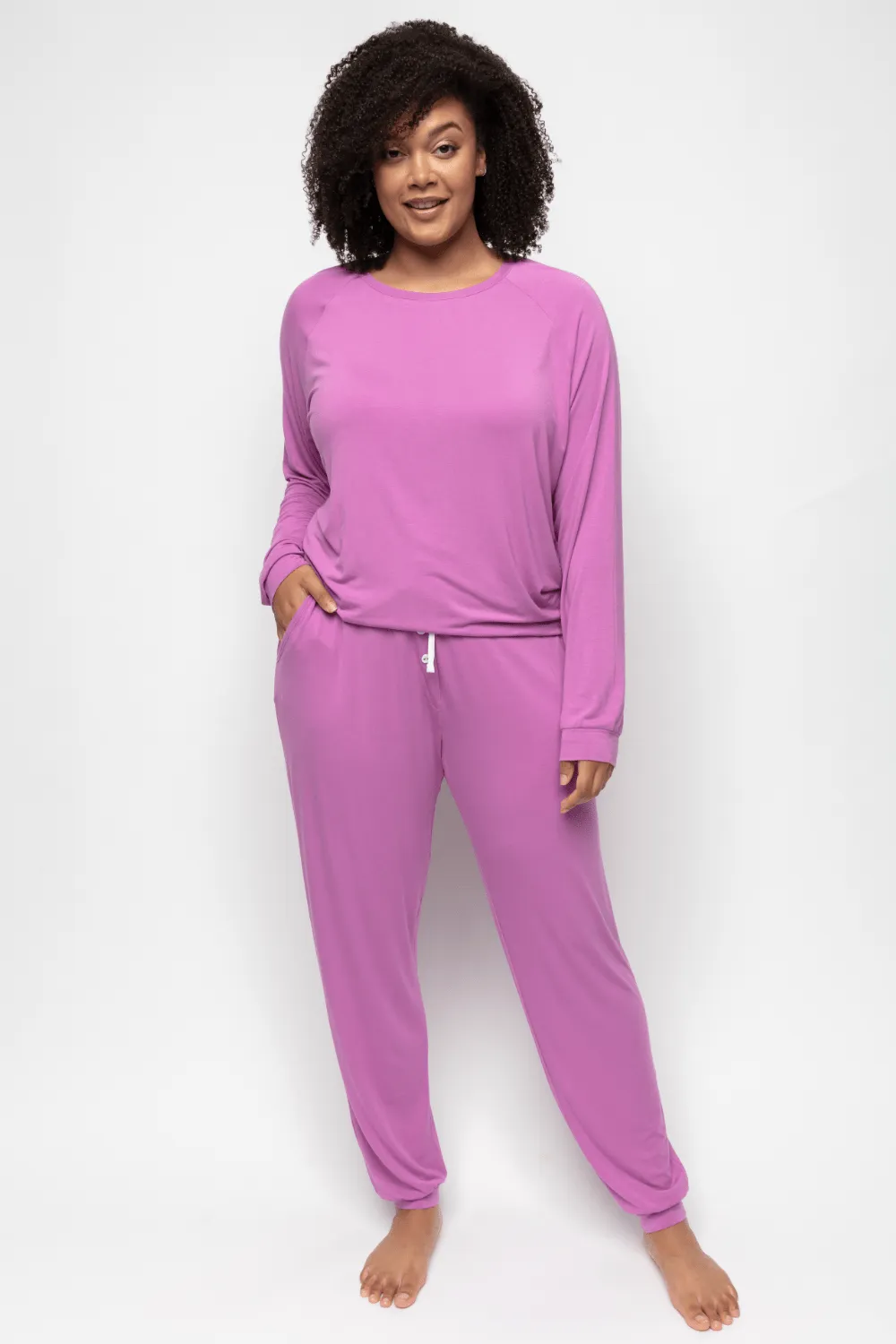 Viola Pink Jersey Pyjama Pants
