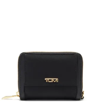 VOYAGEUR SLG Tri-Fold Zip-Around - Black/Gold
