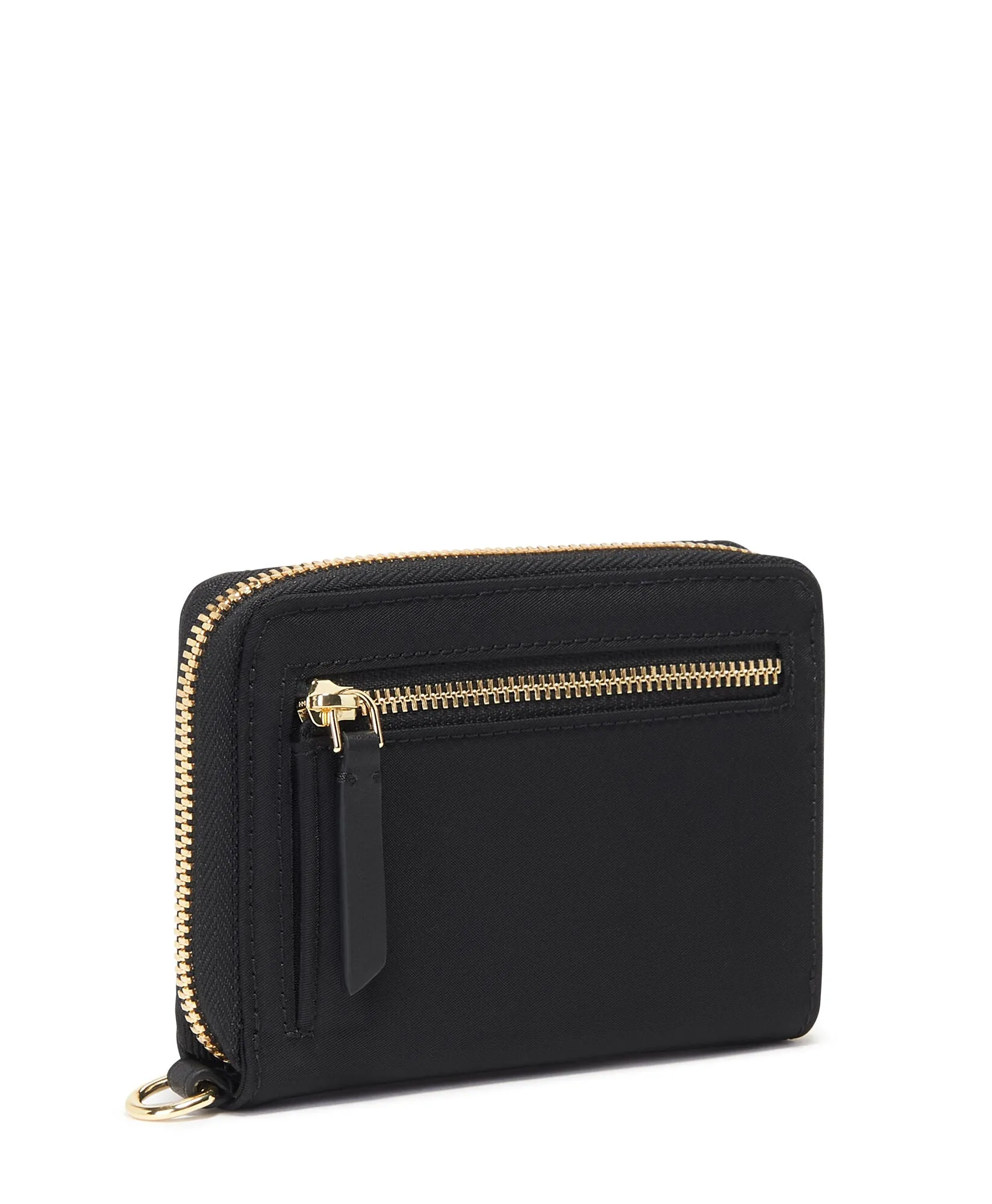 VOYAGEUR SLG Tri-Fold Zip-Around - Black/Gold